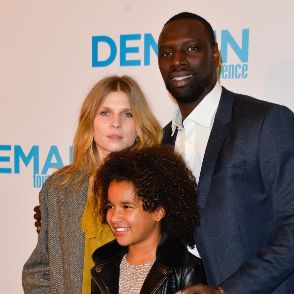 Clémence Poésy, Omar Sy, Gloria Colston - Avant première du film "Demain tout commence" au Grand Rex à Paris le 28 novembre 2016. © Coadic Guirec/Bestimage