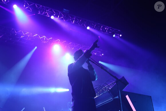 Le groupe de musique M83 en concert au Zénith à Paris, France, le 28 novembre 2016.