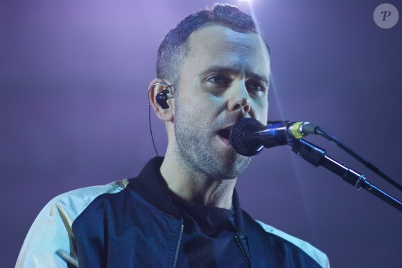 Le groupe de musique M83 en concert au Zénith à Paris, France, le 28 novembre 2016.