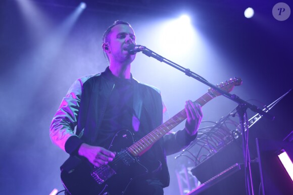 Le groupe de musique M83 en concert au Zénith à Paris, France, le 28 novembre 2016.