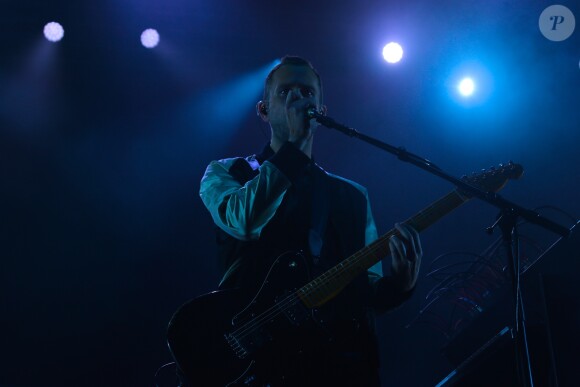 Le groupe de musique M83 en concert au Zénith à Paris, France, le 28 novembre 2016.