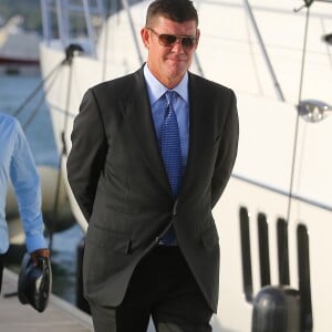 James Packer (compagnon de Mariah Carey) aux Marines de Cogolin pour la soirée de la Fondation Leonardo DiCaprio à Saint-Tropez, France, le 20 juillet 2016. © Agence/Bestimage