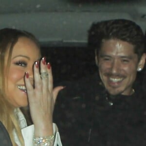 Mariah Carey et Bryan Tanakaà la sortie du Catch LA. Los Angeles, le 5 novembre 2016