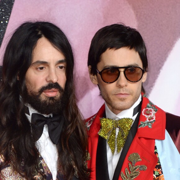 Alessandro Michele et Jared Leto au Fashion Awards 2016 au Royal Albert Hall à Londres, Royaume Uni, le 5 décembre 2016.