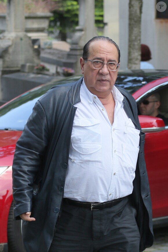 Jean-Luc Azoulay - Obsèques de Pierre Grimblat au crématorium du Cimetière du Père-Lachaise à Paris le 7 juin 2016.