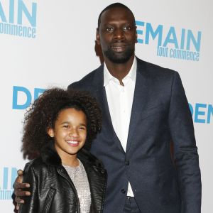 No Web - No Chaine Tv - Omar Sy et Gloria Colston lors de l'avant-première du film "Demain tout commence" au Grand Rex à Paris le 28 novembre 2016.