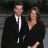 Louis Tomlinson et sa mère Johannah Deakin - Arrivée des people à la soirée "Believe In Magic Cinderella Ball" à Londres, le 10 août 2015.