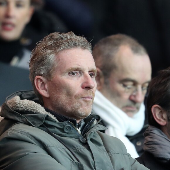 Denis Brogniart lors du match Paris Saint-Germain contre OGC Nice au Parc des Princes à Paris, France, le 11 décembre 2016.