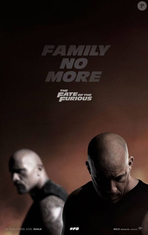 Affiche officiel de Fast & Furious 8.