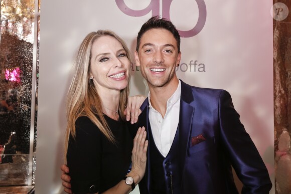 Tonya Kinzinger et Maxime Dereymez lors du défilé du créateur Patrick Boffa au Plaza Athénée à Paris, France, le 8 décembre 2016. © Philippe Doignon/Bestimage