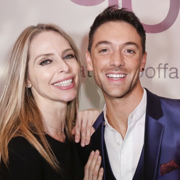 Tonya Kinzinger et Maxime Dereymez lors du défilé du créateur Patrick Boffa au Plaza Athénée à Paris, France, le 8 décembre 2016. © Philippe Doignon/Bestimage
