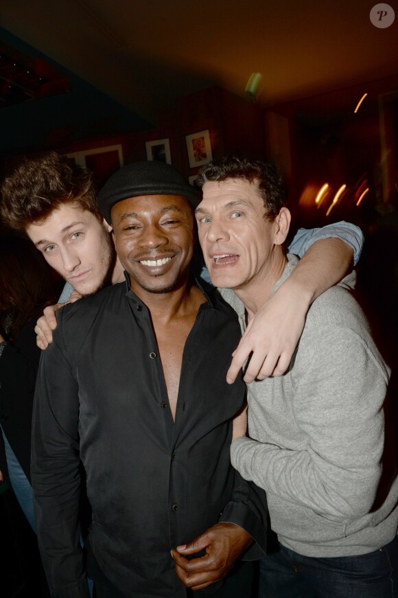 Exclusif - Jean-Baptiste Maunier, MC Solaar (Claude M'Barali), Marc Lavoine - After party du concert des "Enfoirés" à l'Arc à Paris le 25 janvier 2016. © Rachid Bellak