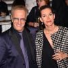 Christophe Lambert et sa nouvelle compagne Karima Raynal Gras à la soirée de lancement de la série "Mata Hari" produite par Star Media en partenariat avec Channel One Russia et Inter Ukraine, au MIPCOM 2016 à Cannes le 16 octobre 2016. © Bruno Bebert/Bestimage