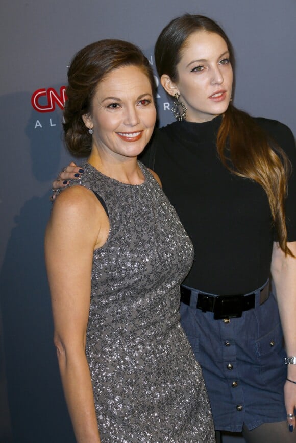 Diane Lane et sa fille Eleanor Lambert au 10ème anniversaire de CNN Heroes au musée américain d'histoires naturelles à New York, le 11 novembre 2016