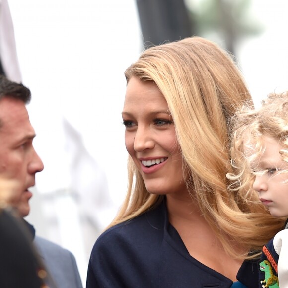 Blake Lively et sa fille James Reynolds - Ryan Reynolds reçoit son étoile sur le Walk of Fame à Hollywood, le 15 décembre 2016