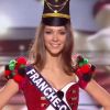 Miss Franche-Comté 2016 : Mélissa Nourry - Les candidates en lutin sexy de Noël pour le titre de Miss France 2017 - Concours Miss France 2017. Sur TF1, le 17 décembre 2016. 