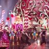 Les candidates en lutin sexy de Noël pour le titre de Miss France 2017 - Concours Miss France 2017. Sur TF1, le 17 décembre 2016. 