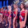 Les 30 candidates pour le titre de Miss France 2017 défilent en bikini - Concours Miss France 2017. Sur TF1, le 17 décembre 2016. 