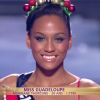 Miss Guadeloupe 2016 : Morgane Thérésine - Les 30 candidates pour le titre de Miss France 2017 défilent en maillot de bain - Concours Miss France 2017. Sur TF1, le 17 décembre 2016. 