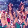 Les 30 candidates pour le titre de Miss France 2017 défilent en maillot de bain  - Concours Miss France 2017. Sur TF1, le 17 décembre 2016. 