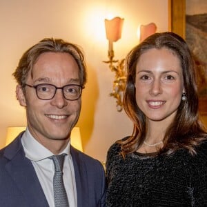 Le prince Jaime Bernardo de Bourbon-Parme et sa femme Viktoria Cservenyak - La princesse Victoria et le prince Daniel de Suède lors de la célébration de Sainte-Lucie à l'ambassade de Suède à Rome. Le 15 décembre 2016 15/12/2016 - Rome