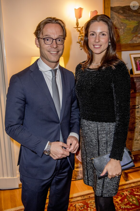 Le prince Jaime Bernardo de Bourbon-Parme et sa femme Viktoria Cservenyak - La princesse Victoria et le prince Daniel de Suède lors de la célébration de Sainte-Lucie à l'ambassade de Suède à Rome. Le 15 décembre 2016 15/12/2016 - Rome