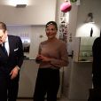 La princesse Victoria de Suède et le prince Daniel visitent un concept store suédois à Milan le 16 décembre 2016. 16/12/2016 - Milan