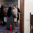 La princesse Victoria et le prince Daniel de Suède rencontrent les religieuses de l'Ordre du Saint-Sauveur à Rome, le 15 décembre 2016, lors de leur déplacement à Rome.15/12/2016 - Rome