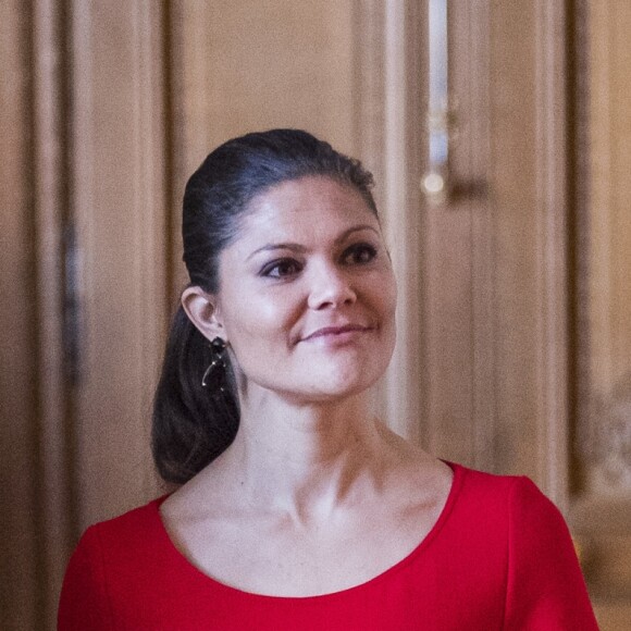King Carl XVI Gustaf and Crown Princess Victoria held an audience for Colombian President Juan Manuel Santos, winner of the Nobel Peace Prize at the Royal Palace in Stockholm, Sweden, December 12, 2016. Photo by Pelle T Nilsson/Stella Pictures/ABACAPRESS.COM12/12/2016 - Stockholm