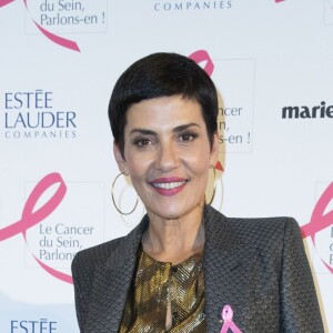 Exclusif - Cristina Córdula - Personnalités à la soirée de lancement "Octobre Rose" pour soutenir l'association contre le cancer du sein et remise du prix Estée Lauder au Café de l'Homme à Paris. Le 26 septembre 2016 © Olivier Borde / Bestimage