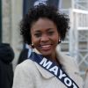 Miss Mayotte, Naima Madi Mahadali, lors de la présentation officielle des candidates de Miss France 2017 à Montpellier le 3 décembre 2016