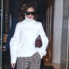 Victoria Beckham quitte un hôtel de New York le 7 décembre 2016.