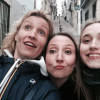 Audrey Lamy, Alexandra Lamy et Chloé Jouannet à Lisbonne (photo datée du 19 décembre 2016