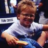 Jonathan Lipnicki sur le tournage du film Jerry Maguire.
