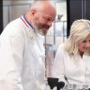 Phillippe Etchebest, Hélène Darroze, Michel Sarran et un candidat de "Top Chef 2017"