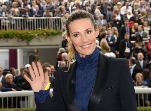 Sophie Thalmann - 94e Qatar Prix de l'Arc de Triomphe à l'Hippodrome de Longchamp à Paris, le 4 octobre 2015.