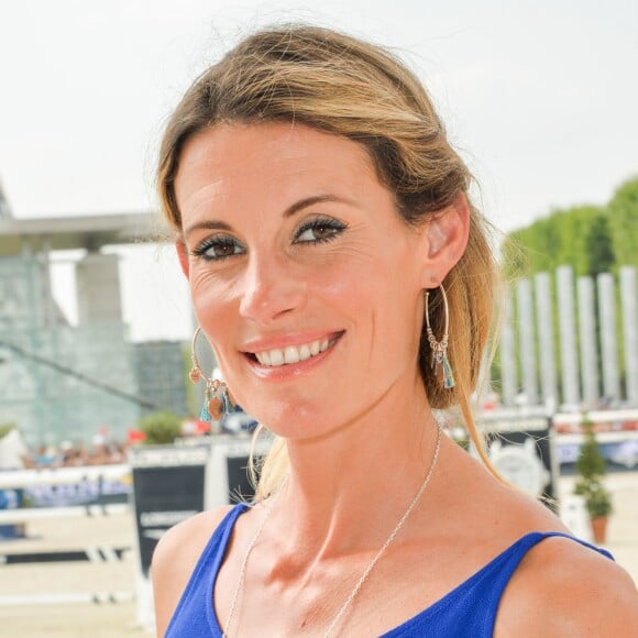 Exclusif - Sophie Thalmann - People lors du Longines Paris Eiffel Jumping au Champ-de-Mars à Paris, le 4 juillet 2015.