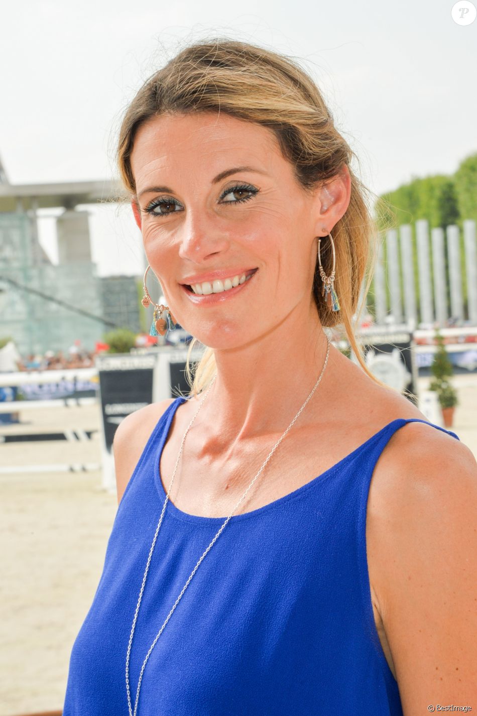 Exclusif - Sophie Thalmann - People lors du Longines Paris Eiffel