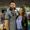 Nabilla Benattia dédicace son livre "Trop Vite" à la librairie Filigranes, à Bruxelles, Belgique, accompagnée par Thomas Vergara le 13 juin 2016.