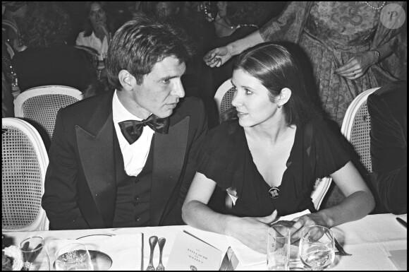 Harrison Ford et Carrie Fisher à Deauville pour la présentation du film Blade Runner en 1982