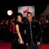 Black M (Black Mesrimes) et sa femme Lia assistent à la 16ème cérémonie des NRJ Music Awards 2015 au Palais des Festivals à Cannes, le 13 décembre 2014.