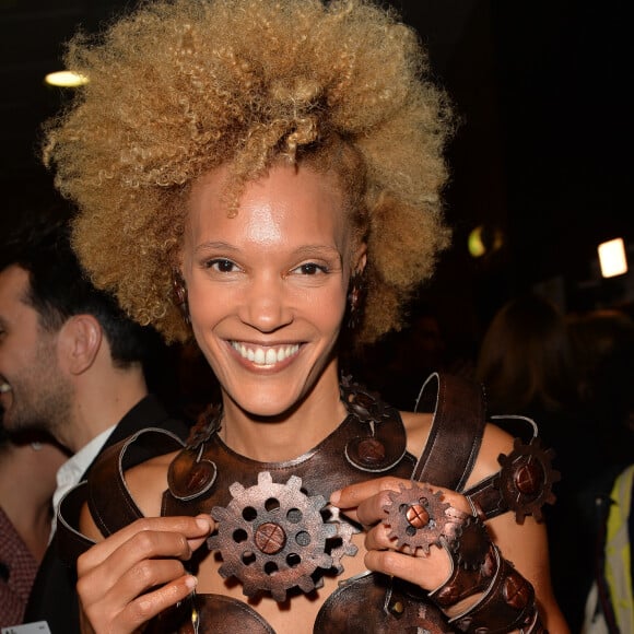 Amanda Scott - Backstage du défilé du 22ème salon du chocolat à la porte de Versailles à Paris le 27 octobre 2016. © Veeren-Perusseau/Bestimage