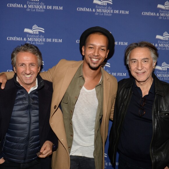 Waly Dia, Richard Anconina et Richard Berry au festival du "Cinéma & Musique de Film" de La Baule, le 10 novembre 2016. © Rachid Bellack/Bestimage