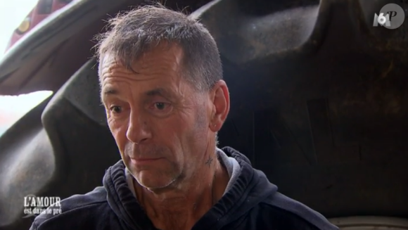 Gilles (57 ans), céréalier et éleveur de taurillons en Nouvelle Aquitaine. "L'amour est dans le pré 2017" sur M6. Janvier 2017.
