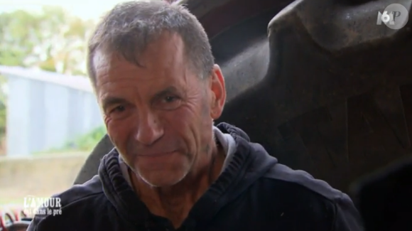 Gilles (57 ans), céréalier et éleveur de taurillons en Nouvelle Aquitaine. "L'amour est dans le pré 2017" sur M6. Janvier 2017.