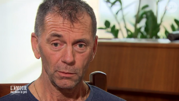 Gilles (57 ans), céréalier et éleveur de taurillons en Nouvelle Aquitaine. "L'amour est dans le pré 2017" sur M6. Janvier 2017.