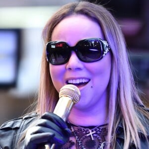 Mariah Carey lors des répétitions avant son concert à Times Square, le 31 décembre 2016 à New York