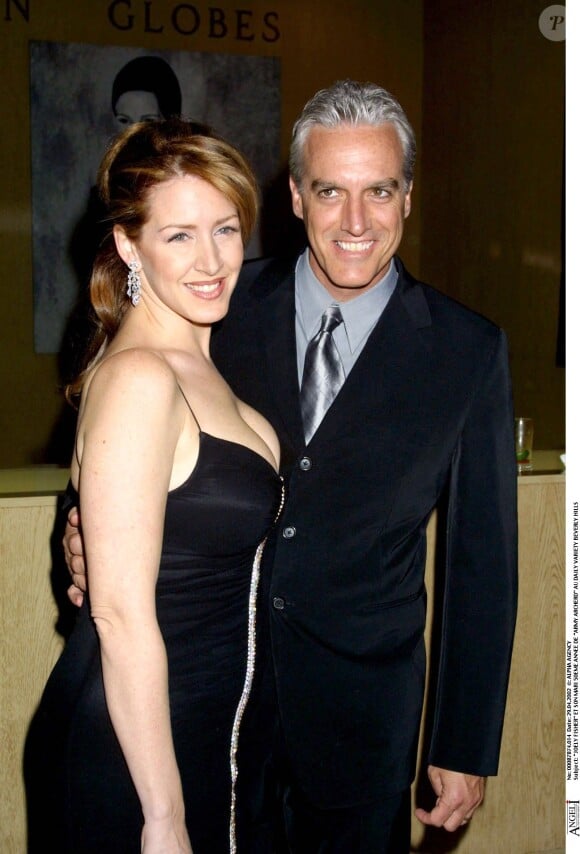 Joely Fisher et son mari en 2002
