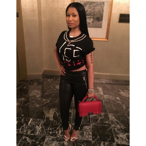 Nicki Minaj a publié une photo d'elle sur sa page Instagram au mois de décembre 2016.