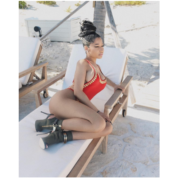 Nicki Minaj a publié une photo d'elle sur sa page Instagram au mois de décembre 2016.